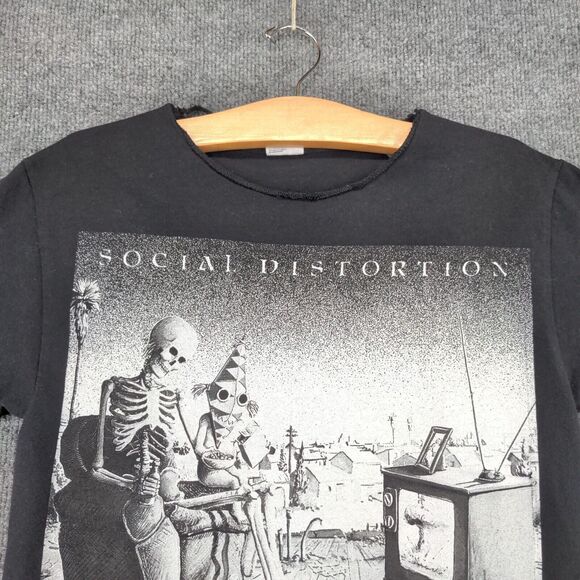 Alstyle Social Distortion Mommy's Little Monster T-Shirt Mens Small Black Cotton - Picture 3 of 16